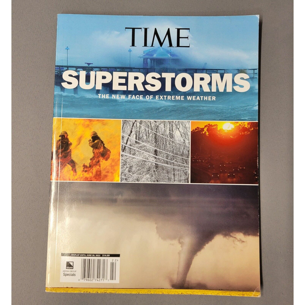 Time‎ Superstorms Magazine June 2022 The New Face Of Extreme Weather Paperback